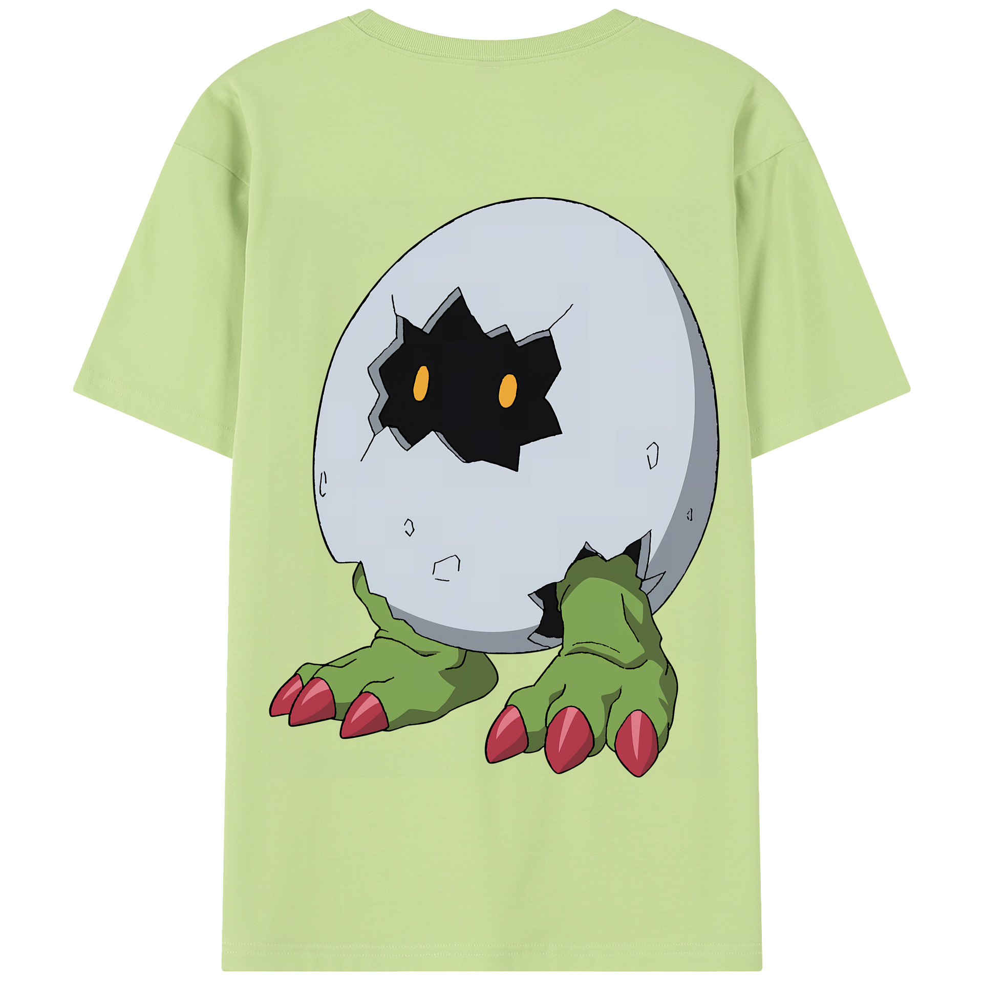 （画像用） Digimon デジタルモンスター/デジモン 綿100％半袖Tシャツ（背面プリント）